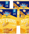Blue Diamond Almonds Nut-Thins Hint of Sea Salt, 4.25 oz, Pack of 6