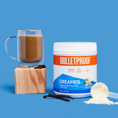 Bulletproof Unflavored Collagen Protein Powder, 18G Protein, 17.6 Oz, Grass Fed Collagen Peptides Keto Creamer, French Vanilla, 2G Net Carbs, 10G Quality Fats From Powdered Mct Oil