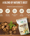 Health Garden Monk Fruit With Allulose Sweetener - Natural Plant-Based Sugar Tive With Zero Calories - Ideal For Keto Diets Gluten- Vegan And Non-Gmo - 2.5Lb