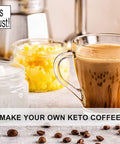 It's Just - MCT Oil Powder C8:C10 (60:40), 70% Fat, Non-Dairy, Keto Coffee Creamer, Non-GMO Coconuts, Unflavored, 8oz