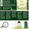 Reishi & Spirulina VegaveroÃƒâ€šÃ‚Â® | 100% Organic | 2000 mg | with Phycocyanin and Polysaccharides | 120 Vegan Tablets | Alga Spirulina with Ganoderma Lucidum Extract