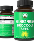 Sulforaphane Supplement 20Mg + Broccoli Seed Extract Vegan Capsules. Activated And Stabilized Sulforaphane From Broccoli Sprouts