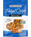 Snack Factory Pretzel Crisps, Cinnamon Sugar, Baked, Kosher, 7.2 Ounce (Pack of 12)