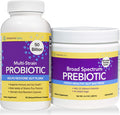 Probiotic Prebiotic Bundle InnovixLabs MultiStrain Probiotic Supplement 60 TimeRelease Caps. and InnovixLabs Broad Spectrum Prebiotic 30 Servings. Boost Probiotic Good Bacteria.