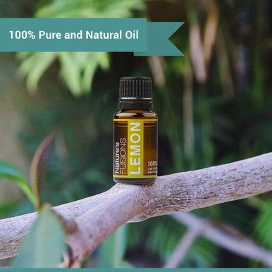Nature s Fusions Lemon 100% Pure and Essential Oils 15 mL