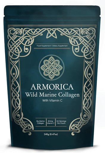 Fermented Cod Liver Oil & Wild Marine Collagen Powder - Natural Source of Omega-3's, Fat Soluble Vitamins, and Collagen Peptides.