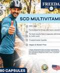 Freeda Multivitamin ÃƒÂ¢Ã¢â€šÂ¬Ã¢â‚¬Å“ Scd Multivitamin - Kosher Multi Vitamins Supplements For Women Health - Men'S Vitamins For Men Health - Multivitamins For Men & Women Adult Vitamins Multivitamin (180 Count)