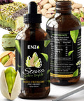 Enzo Liquid Stevia Drops Our Zero Calories Sweetener (4oz 800 Servings/Bottle) Toffee Caramel All Natural flavoring with No Artificial Additives & Filler Ingredient