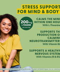 Megafood L-Theanine & Vitamin B Complex - 200 Mg L Theanine Supplement With B Complex Vitamins For Women & Men - Plus Lemon Balm Leaf & Zinc - Vegan, Gluten Free, Non-Gmo - 60 Tablets, 30 Servings