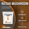 BulkSupplements Reishi Mushroom Extract Powder - Mushroom Supplements for Immune Support, Superfood - 1000mg of Ganoderma Lucidum Extract , (1 Kilogram - 2.2 lbs)