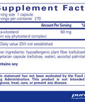 Pure Encapsulations, Beta sitosterol, 270 vcaps