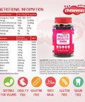 Womens Multivitamin & Mineral ÃƒÂ¢Ã¢â€šÂ¬Ã¢â‚¬Å“ Vegan Chewable Gummies - Formulated for Women - 1-Month Supply by Chewwies Vitamins