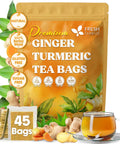 FreshDrinkUS, Premium 120 Mulberry Leaf Tea Bags, 100% Natural & Pure from Mulberry Leaves. Loose Leaf Herbal Tea. Made with Natural Material Tea Bags. No Sugar, No Caffeine, No Gluten, Vegan.