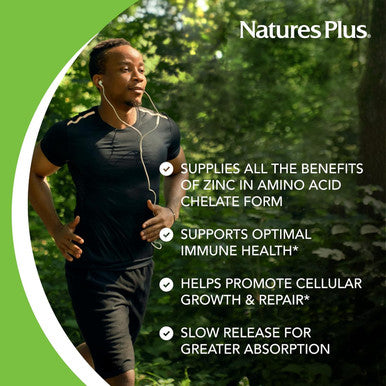 Natures Plus Mega Zinc 100 Mg, 90 Sustained Release Tablets