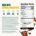 Supergut GLP-1 Boosting Prebiotic Bars Chocolate Brownie - Gut Healthy Protein Snacks & Breakfast Bars - Keto-Friendly Meal Replacement Energy Bars (12 Count)