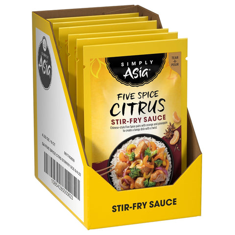 Simply Asia Sichuan Sweet & Sour Stir-Fry Sauce, 4.22 oz (Pack of 6)