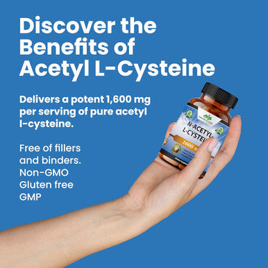Naturalife Labs A Higher Standard N-Acetyl-L-Cysteine (Nac) 1600 Mg 100 Veggie Capsules