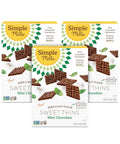 Simple Mills Honey Cinnamon Seed & Nut Flour Sweet Thins, Paleo Friendly & Delicious Sweet Thin Cookies, Good for Snacks, Nutrient Dense, 4.25 oz, 3 Count