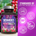 Nature'S Nutrition Probiotics for Women 60 Billion CFU & 16 Probiotic Strains with Prebiotics for Digestive Health Womens Probiotic for Vaginal pH Urinary & Immune Support with Cranberry Gluten - 120 Capsules