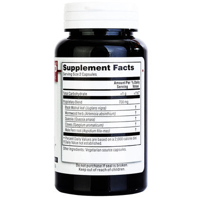 Kroeger Herb Wormwood Combination Vegetarian Capsules, 100 Count - Pack Of 2