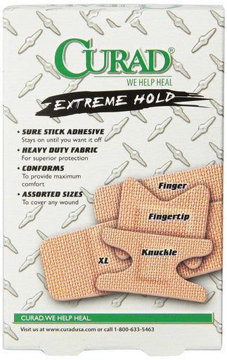 Curad Extra-Long Heavy-Duty Bandages Assorted Sizes 30 Count