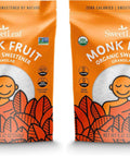 SweetLeaf Organic Monk Fruit Sweetener, Granular - Keto Friendly Natural Sugar Substitute for Coffee, Tea, and Baking, Zero Calorie, Organic Monk Fruit, Non GMO, Sugar Free - 28.2 Oz Bag