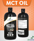 Aitnaturals Organic MCT Oil from Coconuts | Non-GMO Keto Fuel for Brain & Body Supports Energy | for Keto & Paleo Diet Friendly | Perfect in Coffee Smoothies & Salad