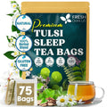 FreshDrinkUS, Premium 75 Mulberry Leaf Tea Bags, 100% Natural & Pure from Mulberry Leaves. Loose Leaf Herbal Tea. Made with Natural Material Tea Bags. No Sugar, No Caffeine, No Gluten, Vegan.