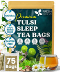 FreshDrinkUS, Premium 120 Mulberry Leaf Tea Bags, 100% Natural & Pure from Mulberry Leaves. Loose Leaf Herbal Tea. Made with Natural Material Tea Bags. No Sugar, No Caffeine, No Gluten, Vegan.