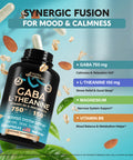 NUTRAHARMONY Gaba With L-Theanine Capsules & Organic Vitamin B12 Drops