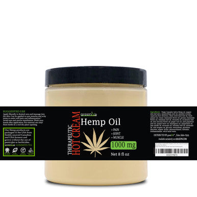 Greenive Hemp Hot Cream Soothing Moisturizing Hemp Hot Cream (1,000Mg Jar)