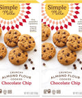 Simple Mills Almond Flour Chocolate Chip Cookies, Gluten Free and Delicious Crunchy Cookies, Organic Coconut Oil, Good for Snacks (Packaging May Vary)