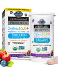 Garden of Life Dr. Formulated Probiotics Organic Kids+ Plus Vitamin C & D - Berry Cherry - Gluten & Nature'S Way Sambucus Elderberry Immune Gummies
