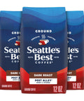 SeattleÃƒÂ¢Ã¢â€šÂ¬Ã¢â€žÂ¢s Best Coffee, Medium Roast Ground Coffee, Portside, 100% Arabica, 6 Bags (12 oz Each)