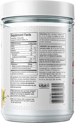 Creatine + Whey Protein Isolate Bundle - MuscleTech Platinum Creatine + MuscleTech Iso Whey Clear, Orange