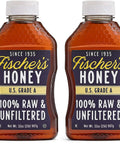 FischerÃƒÂ¢Ã¢â€šÂ¬Ã¢â€žÂ¢s 100% Pure, Raw & Unfiltered Honey ÃƒÂ¢Ã¢â€šÂ¬Ã¢â‚¬Å“ All-Natural Sweetener ÃƒÂ¢Ã¢â€šÂ¬Ã¢â‚¬Å“ Rich Flavor Profile, Packed with Nutrients, 40 oz (Pack of 2)