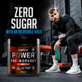 OMNIA Power Pre Workout Powder - Energy Drink with Creatine Monohydrate, Beta Alanine, Caffeine and Citrulline, Physical Performance for Gym or Sports, 40 Servings - Tropical Punch Surge