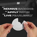 Skin Grip Adhesive Patches for Dexcom G7 & Stelo CGM Waterproof & Sweatproof Cover for Continuous Glucose Monitor Sensor Stays Secure for 10-15 Days 20 Pack Black