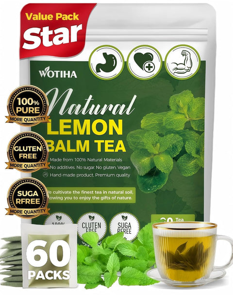 WOTIHA 50 Count Premium White Mulberry Leaf Tea Bags - 100% Natural & Pure, Improves Digestion, Supports Wellness, Slightly Sweet & Refreshing,Non-GMO Caffeine-Free, Additive-Free, Sugar-Free, Vegan