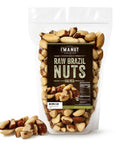 Premium Wild Harvested Raw Brazil Nuts, 1 lb (16oz) ÃƒÂ¢Ã¢â€šÂ¬Ã¢â‚¬Å“ High Selenium, Batch Tested Peanut & Gluten Free, Non-GMO, Kosher, Resealable Bag