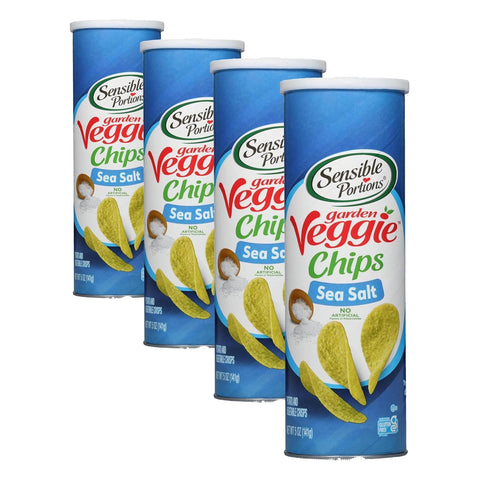 Sensible Portions Stacked Garden Veggie Chips, Salt & Vinegar, 5 oz