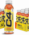 C4 Energy Non-Carbonated Zero Sugar Energy Drink, Pre Workout Drink + Beta Alanine, Fruit Punch, 12 Fl Oz (Pack of 12)
