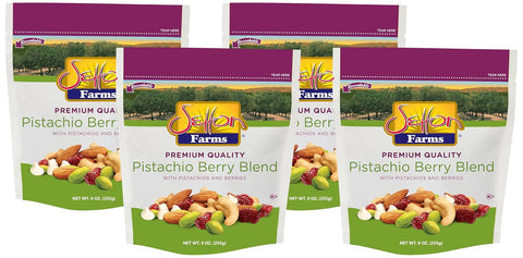 Setton Farms Pistachio Nut Blend with Almonds, Pistachios and Cashews, 4 oz Resealable Bag