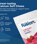 Bariatric Fusion Strawberry Blast Calcium Citrate Soft Chews 60 Soft Chews