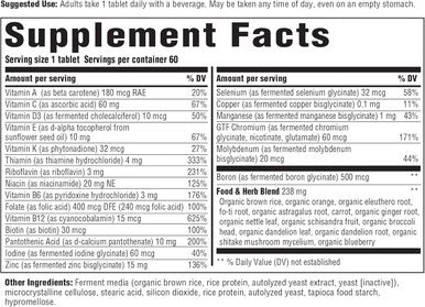 Innate Response Formulas Men'S One Daily Iron - Daily Multivitamin For Men Of Iron - With B Vitamins - Vegetarian, Non-Gmo, And Gluten-- 60 Count (60 Servings)