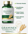 Carlyle Graminex Flower Pollen Extract | 1000 Mg | 60 Capsules | Non-Gmo & Gluten Free