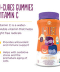 Solgar U-Cubes Children'S Vitamin C 90 Gummies - Includes 2 Great-Tasting Flavors Orange & Strawberry - Immune Support - For Ages 2 & Up - Non Gmo Vegan Gluten Free Dairy Free - 45 Servings