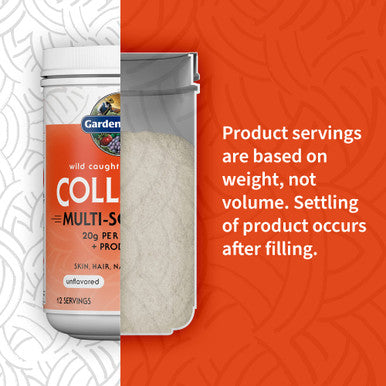 Garden of Life Marine & Grass-Fed Collagen Peptides Powder Supplement (Type I Iii) With Probiotics & Bcaas For Mobility Joint Health Hair Skin & Nails - Unflavored 20G Per Serving 12 Servings