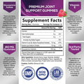 Joint Support Gummies Extra Strength Glucosamine & Vitamin E - Natural Joint & Flexibility Support - Best Cartilage & Immune Health Support Supplement for Men and Women - 120 Gummies