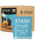 Stash Tea Ginger Peach Green Tea & Matcha Blend, Box of 100 Tea Bags (Packaging May Vary) | Zesty, fruity blend with peach, ginger and matcha notes, Non-GMO Project Verified and foil-sealed freshness